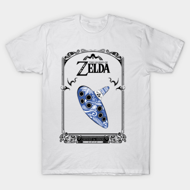 Zelda legend Ocarina Zelda TShirt TeePublic